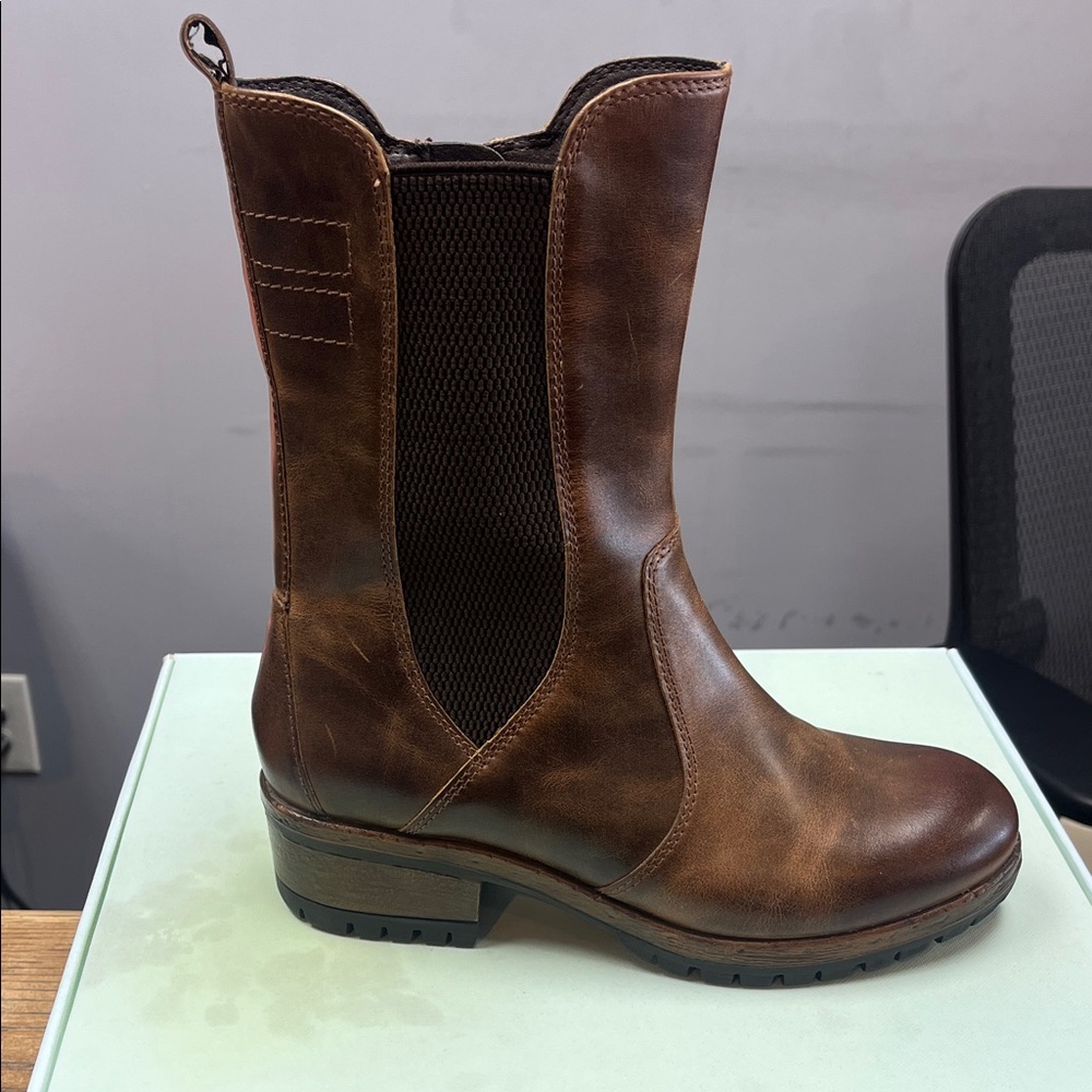 Brown Leather Women's Boots